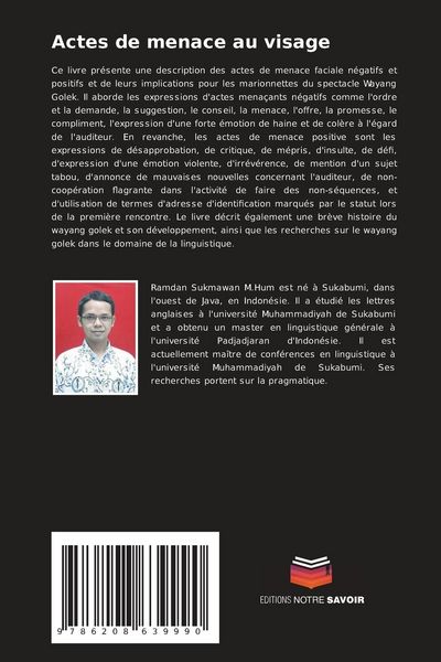 Produktbild: Actes de menace au visage