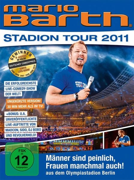 Produktbild: Mario Barth - Stadion Tour 2011/M&auml;nner sind peinlich, Frauen manchmal auch! aus dem Olympiastadion Berlin [2 DVDs]