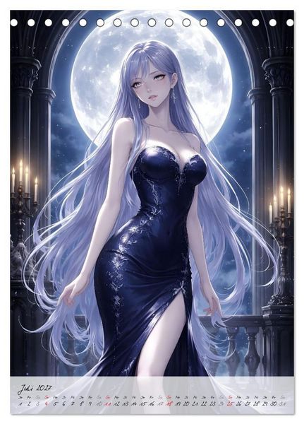 Produktbild: Vampire Couture (Tischkalender 2027 DIN A5 hoch), CALVENDO Monatskalender