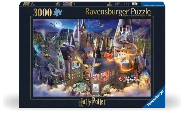 Produktbild: Erwachsenenpuzzle 3000 Teile - Harry Potter - Hogwarts Interior