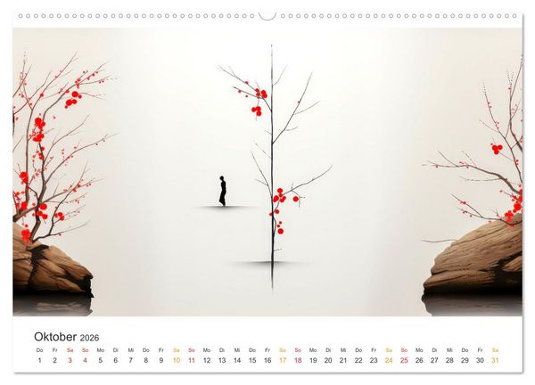 Produktbild: Japan - Kunst der Traditionen (hochwertiger Premium Wandkalender 2026 DIN A2 quer), Kunstdruck in Hochglanz