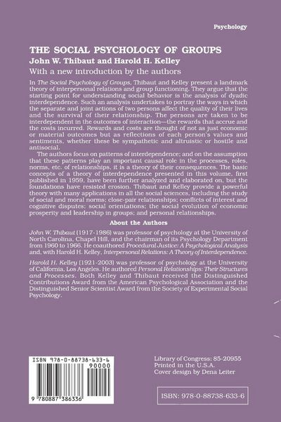 Produktbild: The Social Psychology of Groups