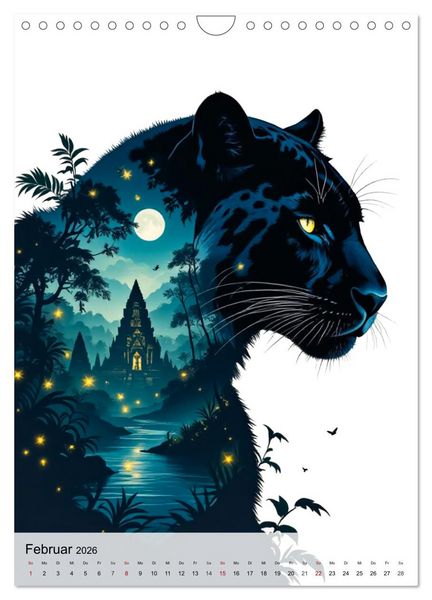 Produktbild: Im Bann der Wildnis (Wandkalender 2026 DIN A4 hoch), CALVENDO Monatskalender