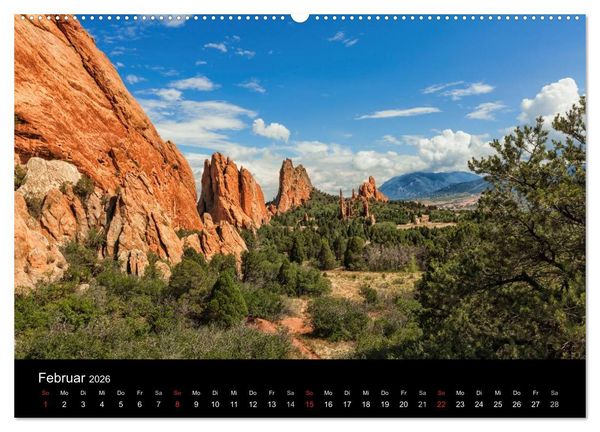 Produktbild: USA Landschaftskalender (Wandkalender 2026 DIN A2 quer), CALVENDO Monatskalender