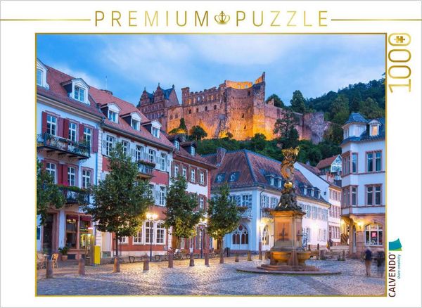 Produktbild: CALVENDO Puzzle Heidelberg am Neckar | 1000 Teile Lege-Gr&ouml;&szlig;e 64x48cm Foto-Puzzle f&uuml;r gl&uuml;ckliche Stunden