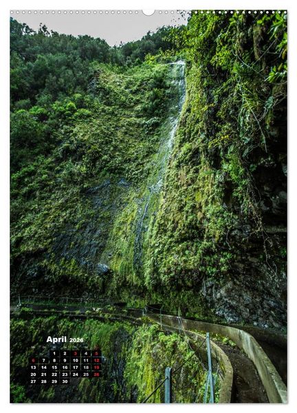 Produktbild: Levadas - Wasserwege auf Madeira (Wandkalender 2026 DIN A2 hoch), CALVENDO Monatskalender