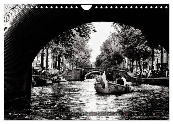 Produktbild: Ein Blick auf Amsterdam (Wandkalender 2026 DIN A4 quer), CALVENDO Monatskalender