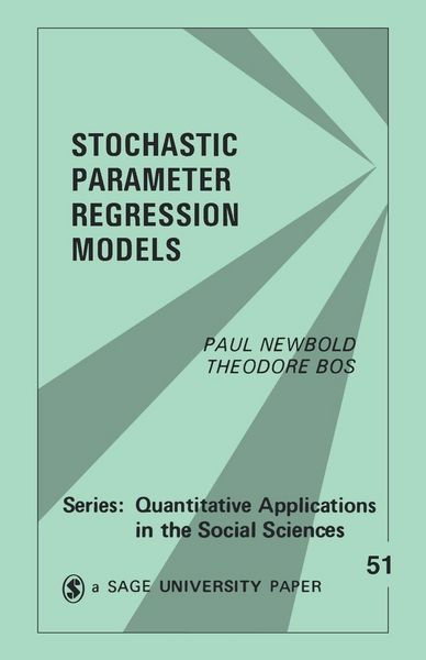 Produktbild: Stochastic Parameter Regression Models