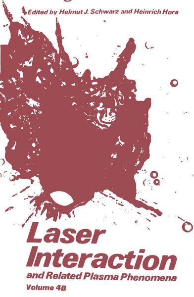 Produktbild: Laser Interaction and Related Plasma Phenomena
