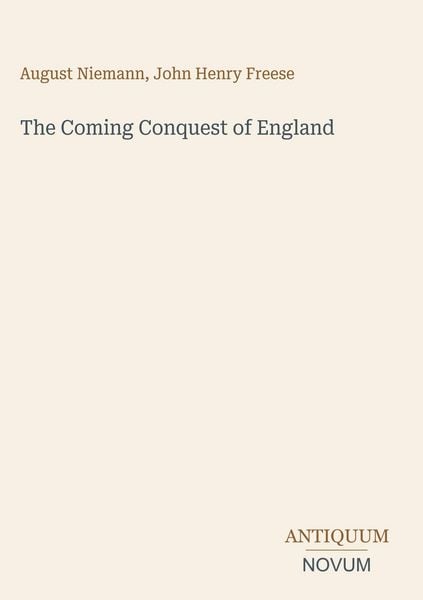 Produktbild: The Coming Conquest of England