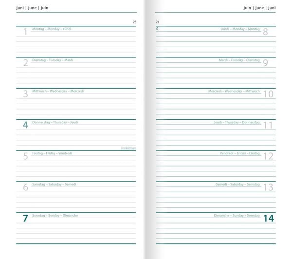 Produktbild: Buchkalender 2027 Schwarz