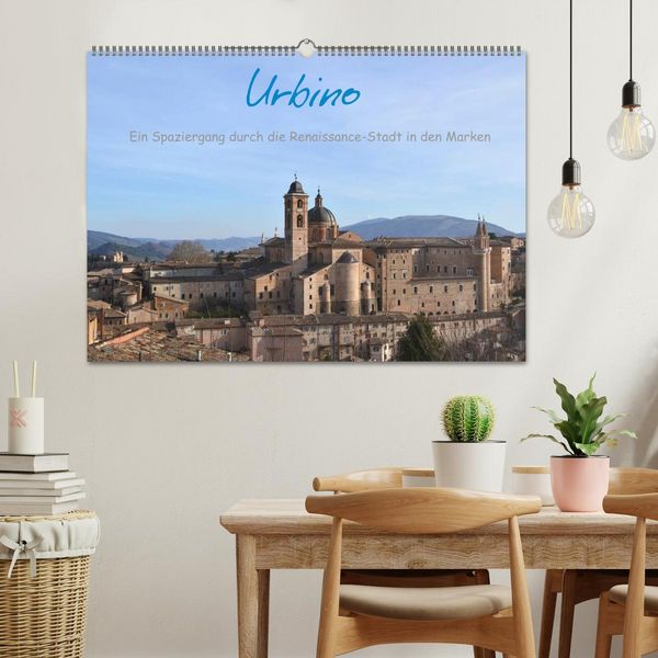 Produktbild: Urbino - Ein Spaziergang durch die Renaissance-Stadt in den Marken (Wandkalender 2026 DIN A2 quer), CALVENDO Monatskalender