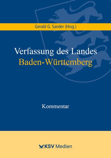 Produktbild: Landesverfassungsrecht Baden-W&uuml;rttemberg