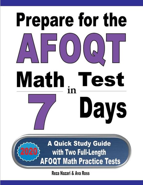 Prepare for the AFOQT Math Test in 7 Days