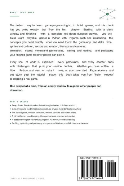 Produktbild: Learn Pygame by Building Games