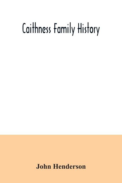 Produktbild: Caithness family history