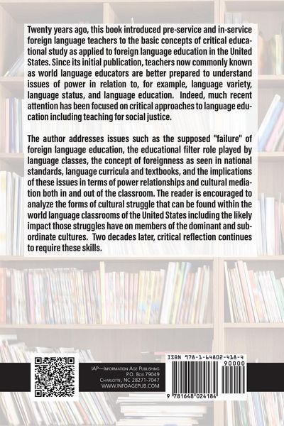 Produktbild: Critical Reflection and the Foreign Language Classroom (20th Anniversary Edition)