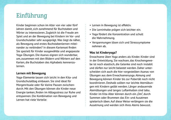 Produktbild: Das Yoga-Abc f&uuml;r Kinder