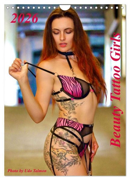 Produktbild: Beauty Tattoo Girls (Wandkalender 2026 DIN A4 hoch), CALVENDO Monatskalender