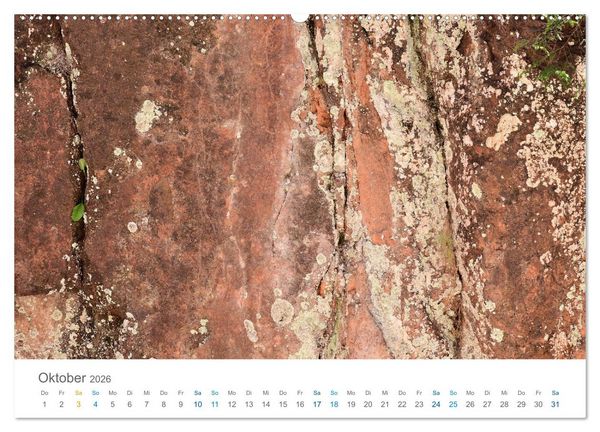 Produktbild: Die Natur als K&uuml;nstlerin - Sch&ouml;nheit der Steine (hochwertiger Premium Wandkalender 2026 DIN A2 quer), Kunstdruck in Hochglanz