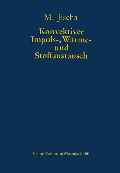 Produktbild: Konvektiver Impuls-, W&auml;rme- und Stoffaustausch