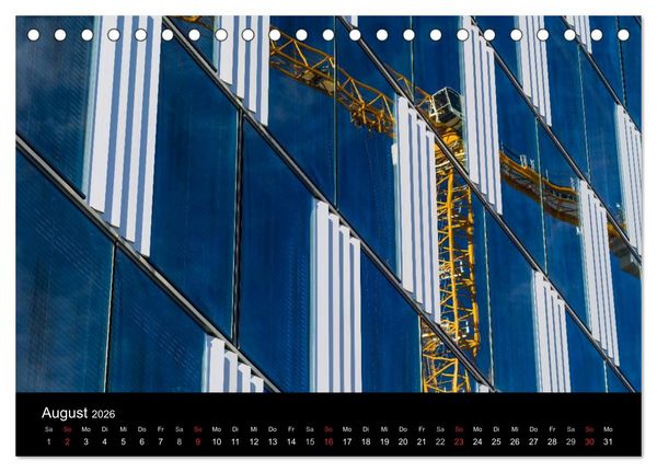 Produktbild: Baustellen (Tischkalender 2026 DIN A5 quer), CALVENDO Monatskalender