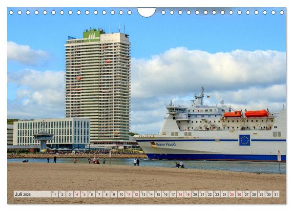 Produktbild: Halbinsel Priwall bei Travem&uuml;nde &ndash; Impressionen von der Ostseek&uuml;ste (Wandkalender 2026 DIN A4 quer), CALVENDO Monatskalender