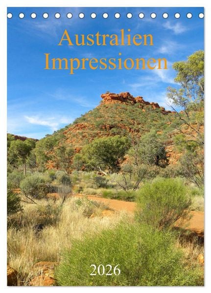 Produktbild: Australien - Impressionen (Tischkalender 2026 DIN A5 hoch), CALVENDO Monatskalender