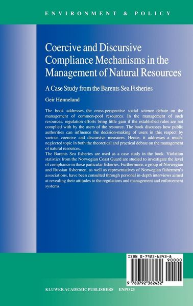 Produktbild: Coercive and Discursive Compliance Mechanisms in the Management of Natural Resources