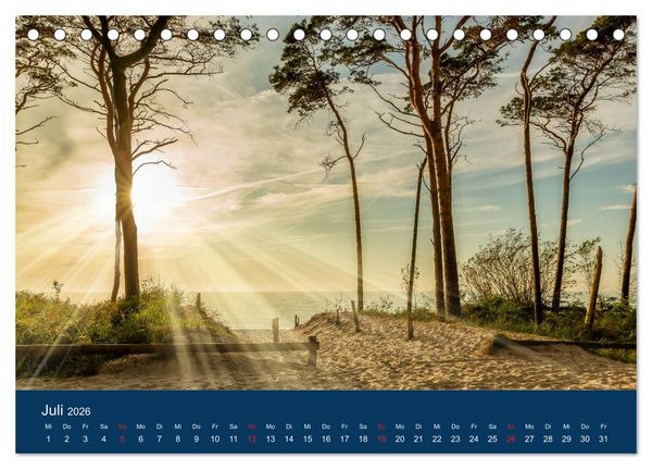 Produktbild: Ostseezauber (Tischkalender 2026 DIN A5 quer), CALVENDO Monatskalender
