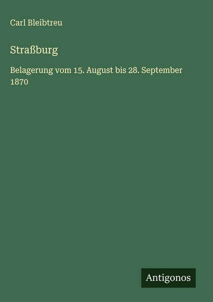Produktbild: Stra&szlig;burg