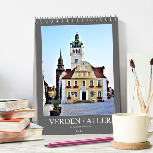 Produktbild: Verden - Aller (Tischkalender 2026 DIN A5 hoch), CALVENDO Monatskalender
