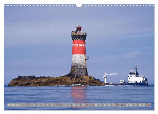 Produktbild: Phare des Pierres Noires (Calendrier mural 2026 DIN A3 vertical), CALVENDO calendrier mensuel