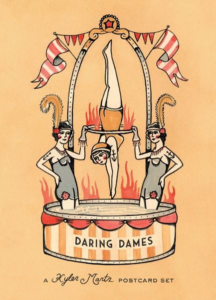 Produktbild: Daring Dames: A Kyler Martz Postcard Set