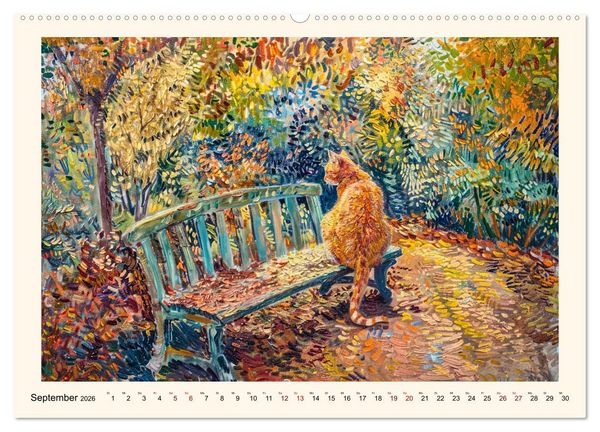 Produktbild: Vincents Jahr (Wandkalender 2026 DIN A2 quer), CALVENDO Monatskalender