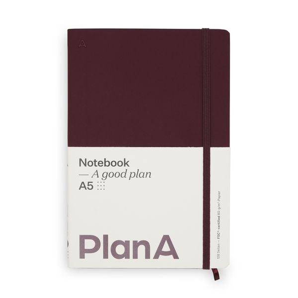 Produktbild: Notizbuch A5 Softcover Cozy Fig Punktiert, 128 Seiten