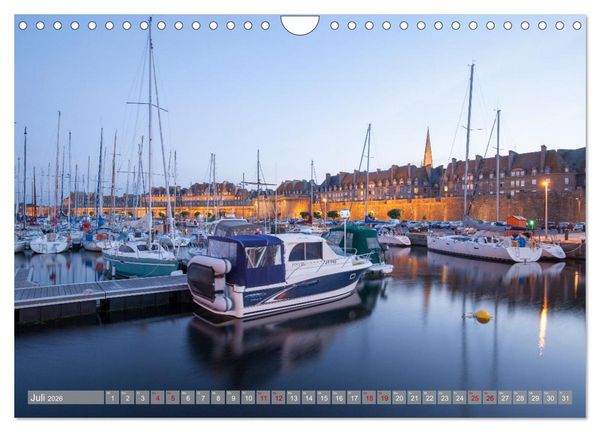 Produktbild: Momente einer Reise - Bretagne (Wandkalender 2026 DIN A4 quer), CALVENDO Monatskalender