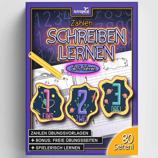 Produktbild: Zahlen schreiben lernen ab 5 Jahren