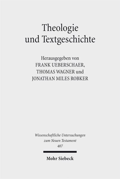 Produktbild: Theologie und Textgeschichte