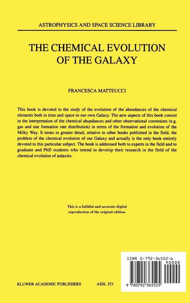 Produktbild: The Chemical Evolution of the Galaxy