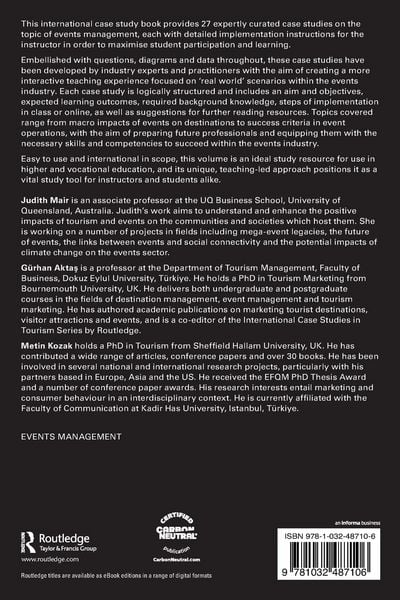 Produktbild: International Case Studies in Event Management