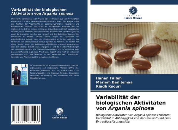 Produktbild: Variabilit&auml;t der biologischen Aktivit&auml;ten von Argania spinosa
