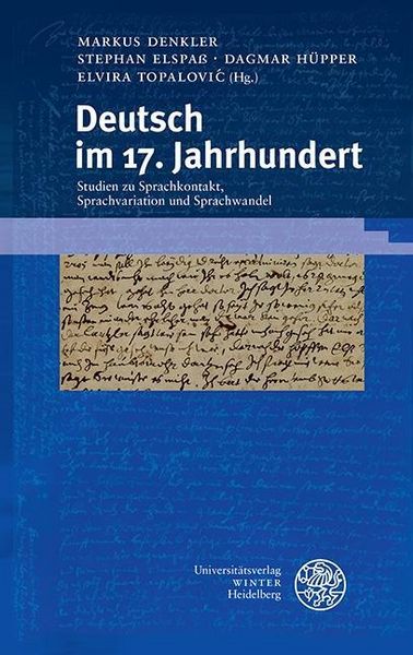 Produktbild: Deutsch im 17. Jahrhundert