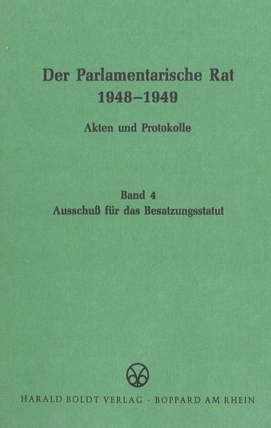 Produktbild: Ausschu&szlig; f&uuml;r das Besatzungsstatut