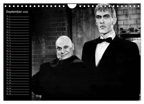 Produktbild: Kultfilme - schwarz-wei&szlig;e Klassiker (Wandkalender 2026 DIN A4 quer), CALVENDO Monatskalender