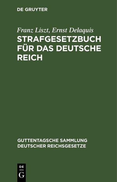 Produktbild: Strafgesetzbuch f&uuml;r das Deutsche Reich