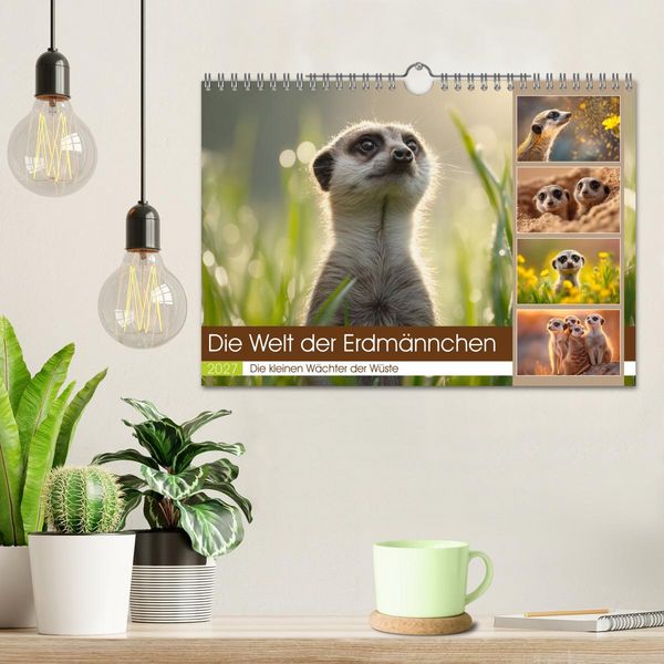 Produktbild: Die Welt der Erdm&auml;nnchen (Wandkalender 2027 DIN A4 quer), CALVENDO Monatskalender