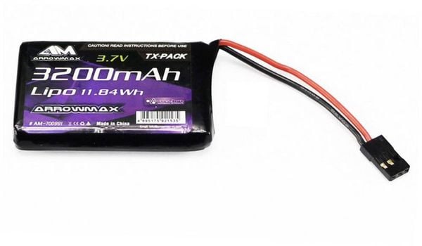 ArrowMax Modellbau-Senderakku (LiPo) 3.7V 3200 mAh Stick JR