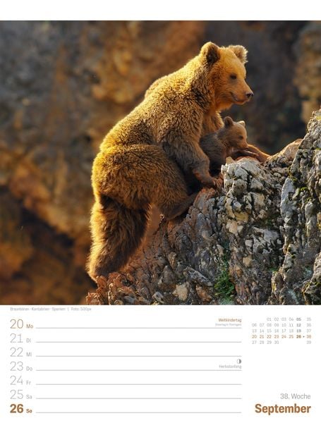 Produktbild: Planet Erde Wochenplaner Kalender 2027 | Landschaften der Welt