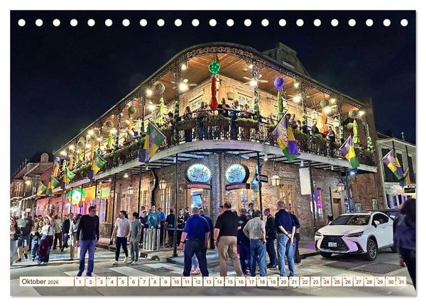 Produktbild: So sch&ouml;n ist New Orleans (Tischkalender 2026 DIN A5 quer), CALVENDO Monatskalender